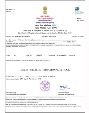 Certificate of Achievement for Bengaluru Top 5 Montessori School